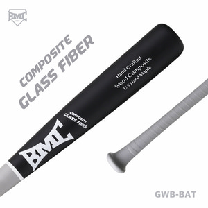 BMC Hard Maple Glass Fiber Wood Composit Bat 32 inches to 33.5 inches (GWB-BAT)